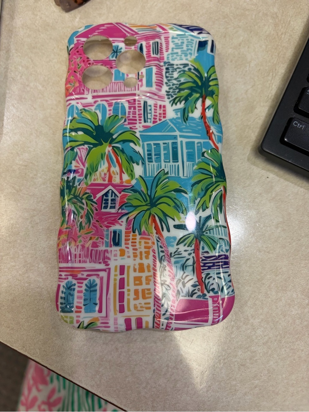 Tropical Palm Print Phone Case - Multi-Color